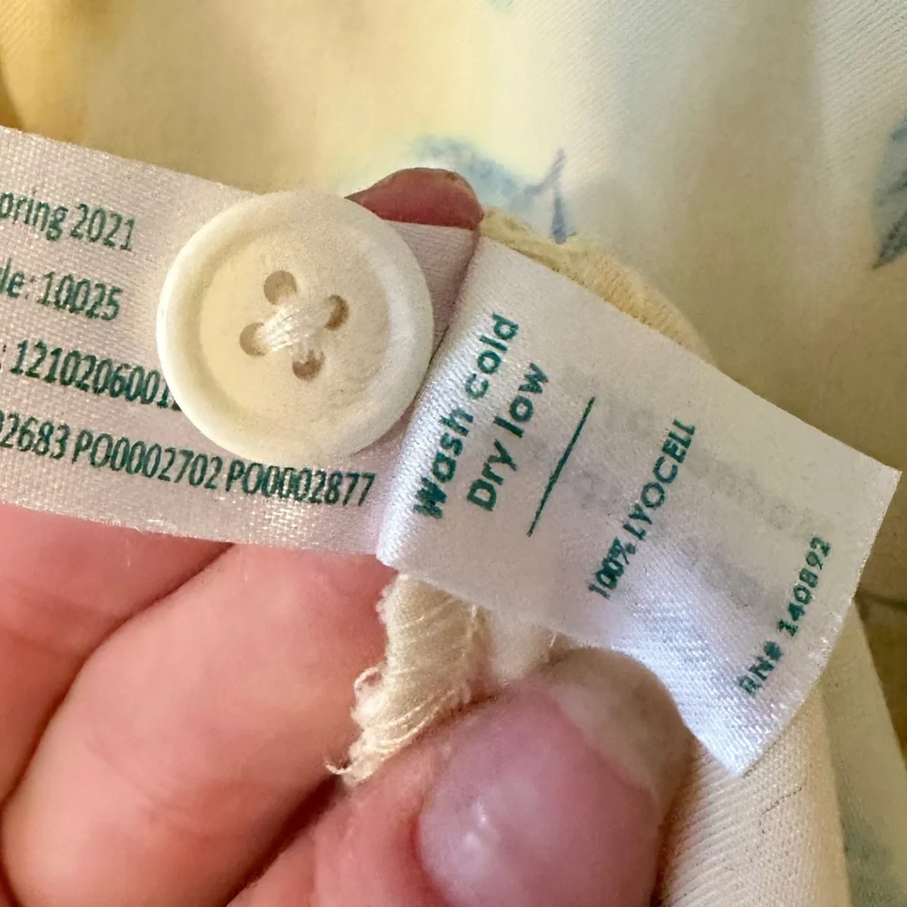 Marine Layer Camila Mini Dress
$188 Lemon print sundress sz Small A line flutter - Picture 7 of 7